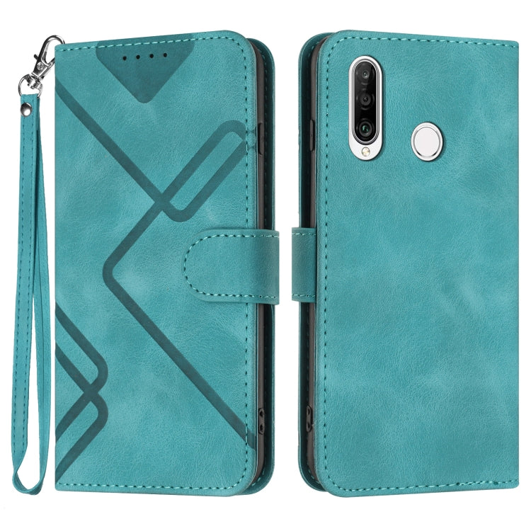 Line Pattern Skin Feel Leather Phone Case, For Huawei nova 8 SE, For Huawei Y5 2019, For Huawei Y6 2019, For Huawei P30 lite/nova 4e, For Huawei P30 Pro, For Huawei P smart 2019/nova lite 3, For Huawei Mate 20 Pro, For Huawei Mate 20 lite/Maimang 7