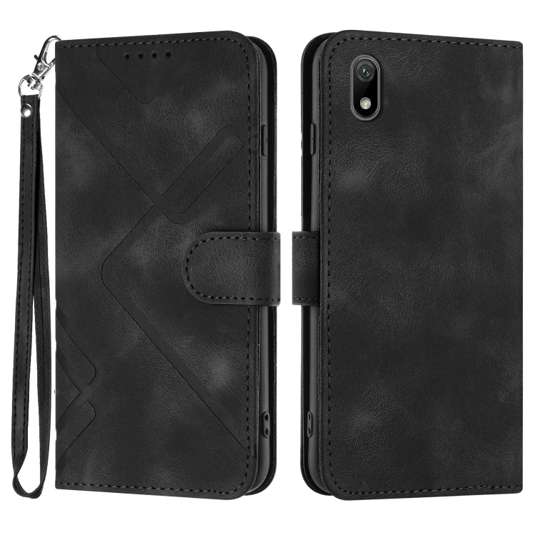Line Pattern Skin Feel Leather Phone Case, For Huawei nova 8 SE, For Huawei Y5 2019, For Huawei Y6 2019, For Huawei P30 lite/nova 4e, For Huawei P30 Pro, For Huawei P smart 2019/nova lite 3, For Huawei Mate 20 Pro, For Huawei Mate 20 lite/Maimang 7