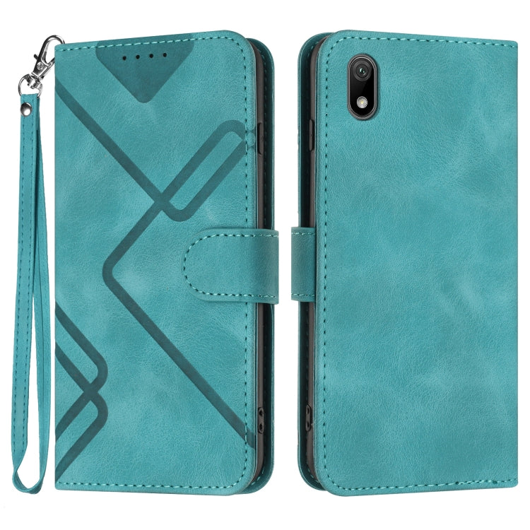 Line Pattern Skin Feel Leather Phone Case, For Huawei nova 8 SE, For Huawei Y5 2019, For Huawei Y6 2019, For Huawei P30 lite/nova 4e, For Huawei P30 Pro, For Huawei P smart 2019/nova lite 3, For Huawei Mate 20 Pro, For Huawei Mate 20 lite/Maimang 7