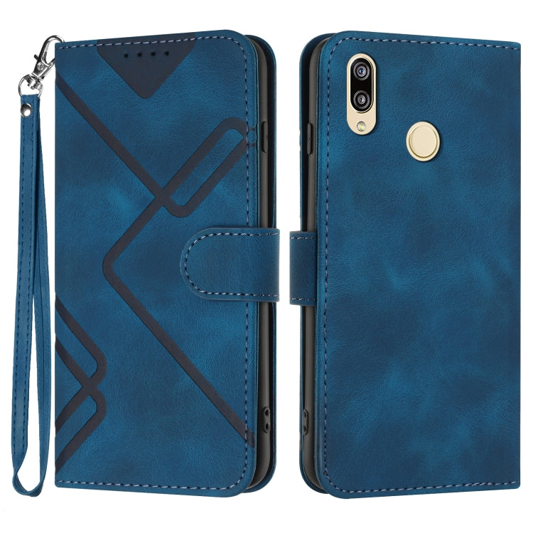Line Pattern Skin Feel Leather Phone Case, For Huawei nova 8 SE, For Huawei Y5 2019, For Huawei Y6 2019, For Huawei P30 lite/nova 4e, For Huawei P30 Pro, For Huawei P smart 2019/nova lite 3, For Huawei Mate 20 Pro, For Huawei Mate 20 lite/Maimang 7