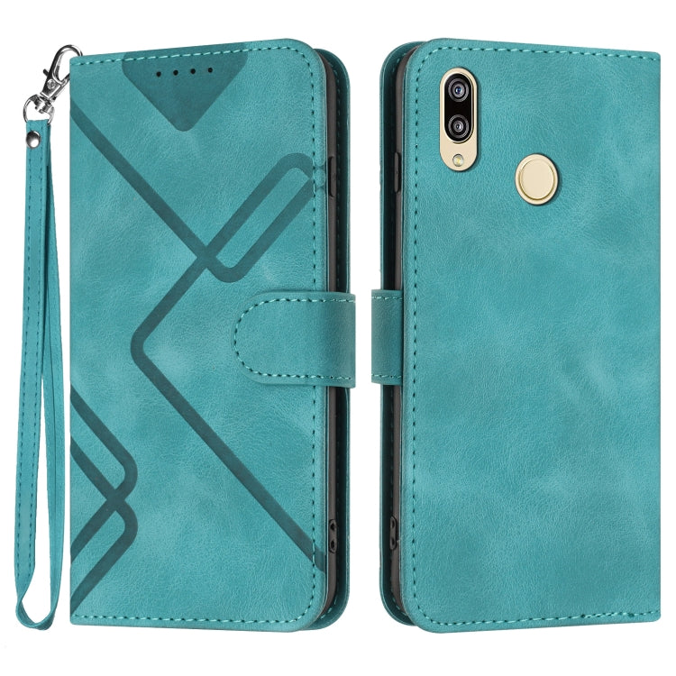 Line Pattern Skin Feel Leather Phone Case, For Huawei nova 8 SE, For Huawei Y5 2019, For Huawei Y6 2019, For Huawei P30 lite/nova 4e, For Huawei P30 Pro, For Huawei P smart 2019/nova lite 3, For Huawei Mate 20 Pro, For Huawei Mate 20 lite/Maimang 7