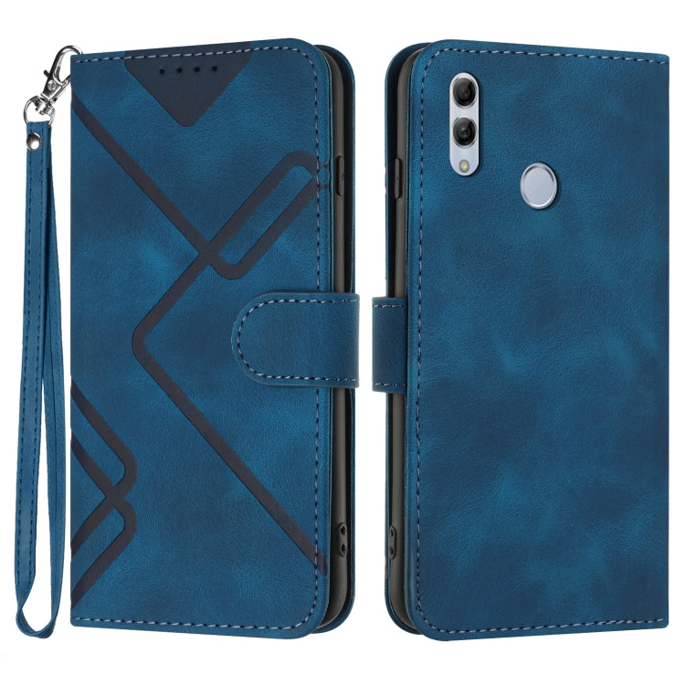 Line Pattern Skin Feel Leather Phone Case, For Huawei nova 8 SE, For Huawei Y5 2019, For Huawei Y6 2019, For Huawei P30 lite/nova 4e, For Huawei P30 Pro, For Huawei P smart 2019/nova lite 3, For Huawei Mate 20 Pro, For Huawei Mate 20 lite/Maimang 7