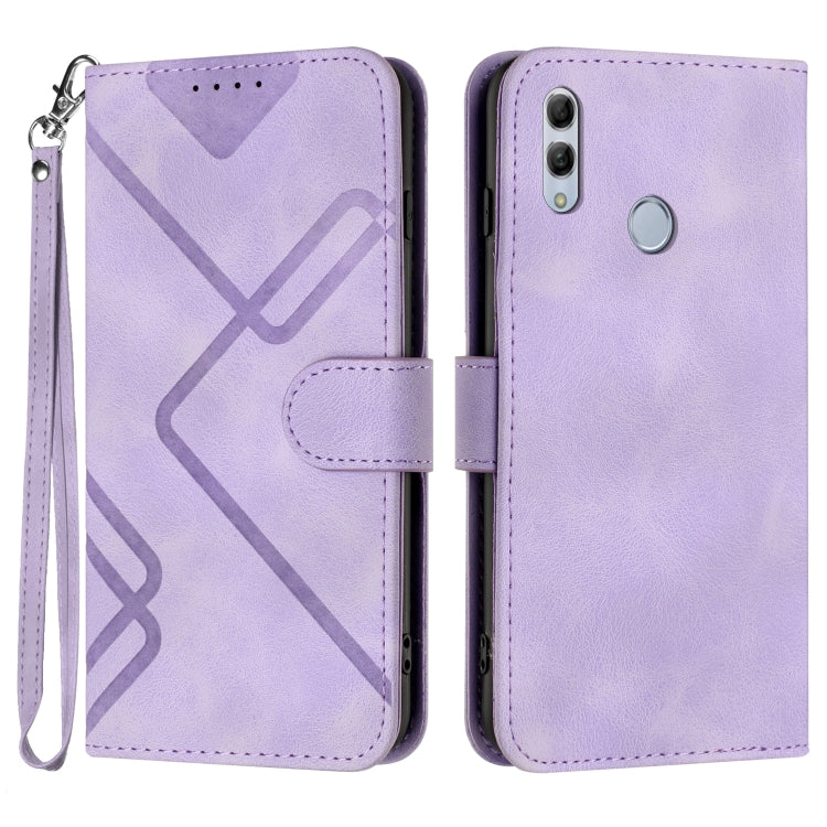 Line Pattern Skin Feel Leather Phone Case, For Huawei nova 8 SE, For Huawei Y5 2019, For Huawei Y6 2019, For Huawei P30 lite/nova 4e, For Huawei P30 Pro, For Huawei P smart 2019/nova lite 3, For Huawei Mate 20 Pro, For Huawei Mate 20 lite/Maimang 7