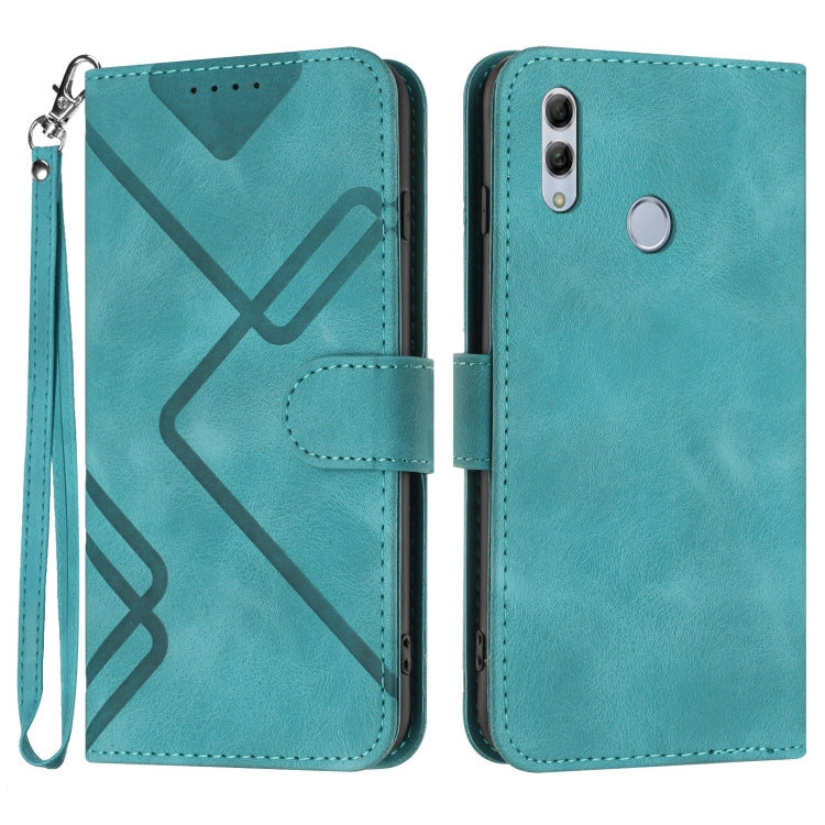 Line Pattern Skin Feel Leather Phone Case, For Huawei nova 8 SE, For Huawei Y5 2019, For Huawei Y6 2019, For Huawei P30 lite/nova 4e, For Huawei P30 Pro, For Huawei P smart 2019/nova lite 3, For Huawei Mate 20 Pro, For Huawei Mate 20 lite/Maimang 7