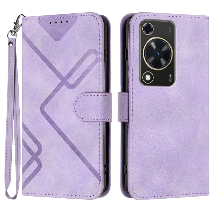 Line Pattern Skin Feel Leather Phone Case, For Huawei Enjoy 70, For Huawei P60 / P60 Pro, For Huawei Enjoy 50 Pro / nova Y90, For Huawei Enjoy 50 / nova Y70, For Huawei Enjoy 20e, For Huawei P50 Pro, For Huawei P50, For Huawei Enjoy 20 SE 4G
