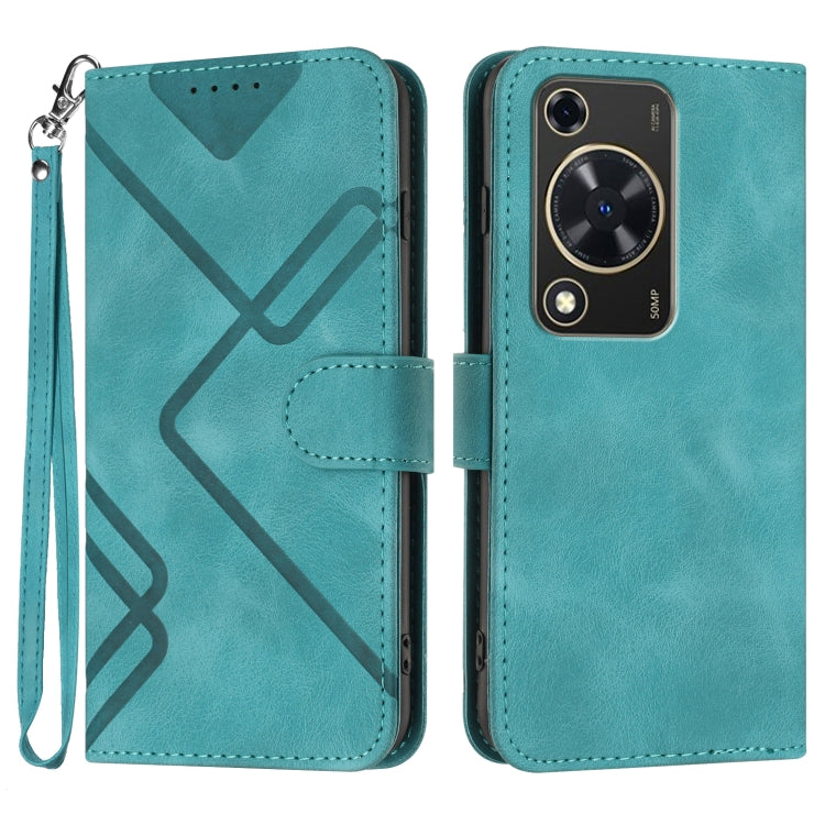 Line Pattern Skin Feel Leather Phone Case, For Huawei Enjoy 70, For Huawei P60 / P60 Pro, For Huawei Enjoy 50 Pro / nova Y90, For Huawei Enjoy 50 / nova Y70, For Huawei Enjoy 20e, For Huawei P50 Pro, For Huawei P50, For Huawei Enjoy 20 SE 4G