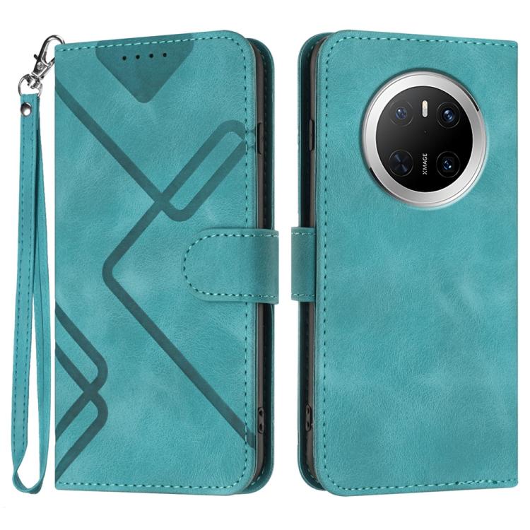 Line Pattern Skin Feel Leather Phone Case, For Huawei Enjoy 80 Plus, For Huawei Pura 80 5G, For Huawei Mate 70 Pro / Mate 70 Pro+, For Huawei Mate 70, For Huawei nova 12i, For Huawei nova 12s, For Huawei nova Y72, For Huawei nova 12 Pro / nova 12 Ultra