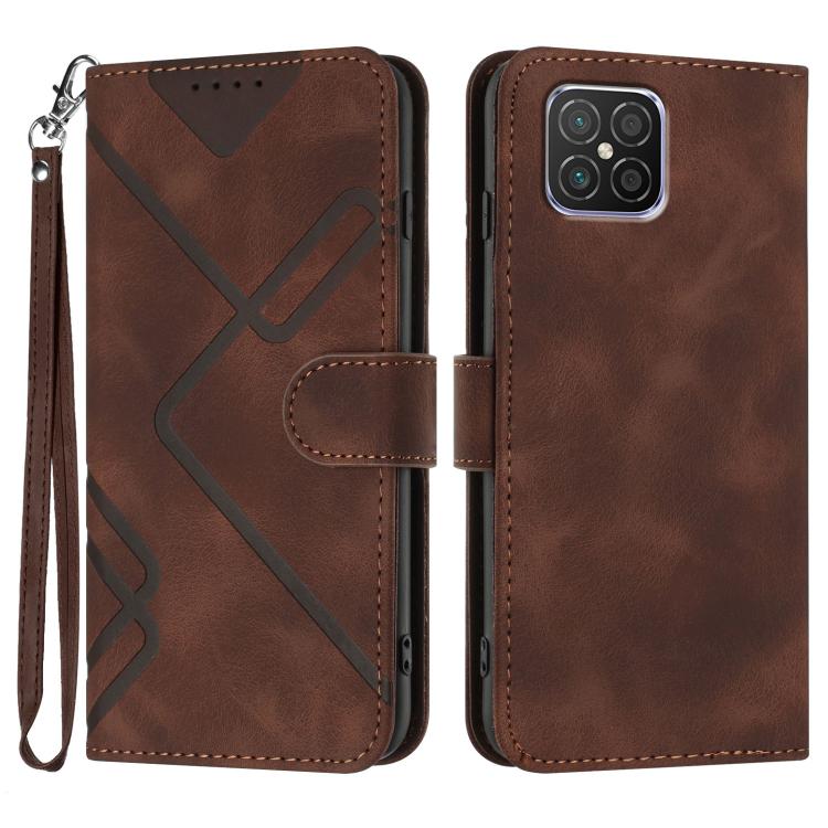 Line Pattern Skin Feel Leather Phone Case, For Huawei nova 8 SE, For Huawei Y5 2019, For Huawei Y6 2019, For Huawei P30 lite/nova 4e, For Huawei P30 Pro, For Huawei P smart 2019/nova lite 3, For Huawei Mate 20 Pro, For Huawei Mate 20 lite/Maimang 7