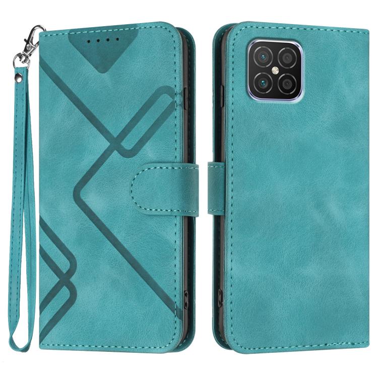Line Pattern Skin Feel Leather Phone Case, For Huawei nova 8 SE, For Huawei Y5 2019, For Huawei Y6 2019, For Huawei P30 lite/nova 4e, For Huawei P30 Pro, For Huawei P smart 2019/nova lite 3, For Huawei Mate 20 Pro, For Huawei Mate 20 lite/Maimang 7