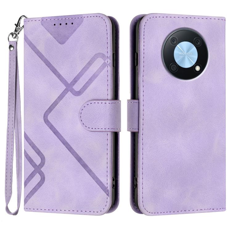 Line Pattern Skin Feel Leather Phone Case, For Huawei Enjoy 70, For Huawei P60 / P60 Pro, For Huawei Enjoy 50 Pro / nova Y90, For Huawei Enjoy 50 / nova Y70, For Huawei Enjoy 20e, For Huawei P50 Pro, For Huawei P50, For Huawei Enjoy 20 SE 4G