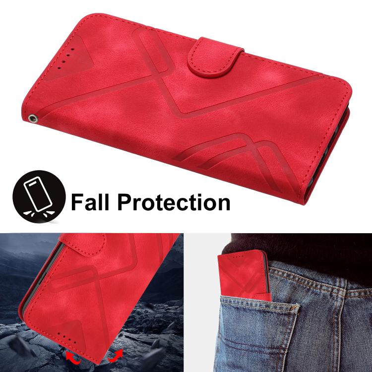 Line Pattern Skin Feel Leather Phone Case, For Huawei Enjoy 80 Plus, For Huawei Pura 80 5G, For Huawei Mate 70 Pro / Mate 70 Pro+, For Huawei Mate 70, For Huawei nova 12i, For Huawei nova 12s, For Huawei nova Y72, For Huawei nova 12 Pro / nova 12 Ultra