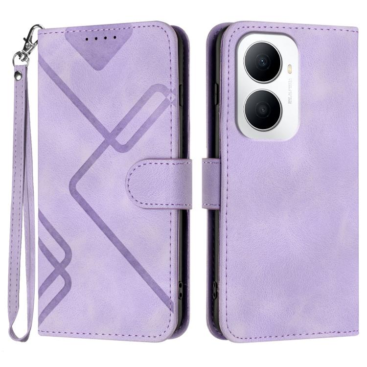 Line Pattern Skin Feel Leather Phone Case, For Huawei Enjoy 80 Plus, For Huawei Pura 80 5G, For Huawei Mate 70 Pro / Mate 70 Pro+, For Huawei Mate 70, For Huawei nova 12i, For Huawei nova 12s, For Huawei nova Y72, For Huawei nova 12 Pro / nova 12 Ultra