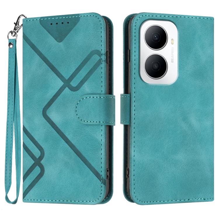 Line Pattern Skin Feel Leather Phone Case, For Huawei Enjoy 80 Plus, For Huawei Pura 80 5G, For Huawei Mate 70 Pro / Mate 70 Pro+, For Huawei Mate 70, For Huawei nova 12i, For Huawei nova 12s, For Huawei nova Y72, For Huawei nova 12 Pro / nova 12 Ultra
