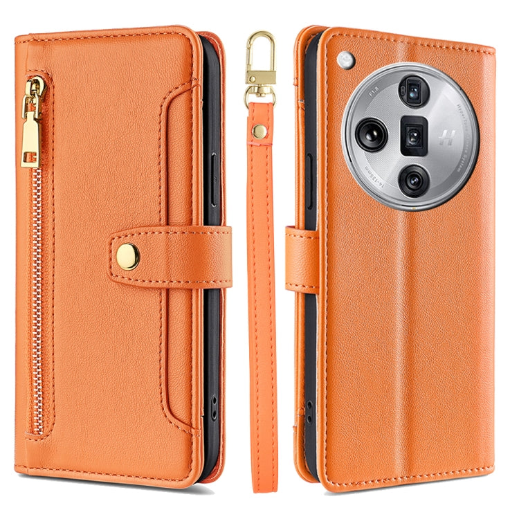 Sheep Texture Cross-body Zipper Wallet Leather Phone Case, For OPPO Find X7 Ultra 5G, For OPPO A38 4G / A18 4G, For OPPO A2 Pro 5G, For OPPO A58 4G, For OPPO Reno10 5G / Reno10 Pro 5G Global, For OPPO Reno10 5G Global, For OPPO A78 4G                  ...