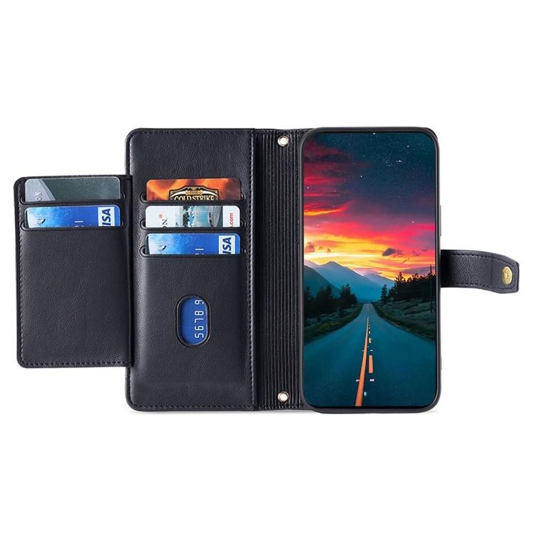 Sheep Texture Cross-body Zipper Wallet Leather Phone Case, For OPPO Reno13 F 5G / 4G, For OPPO A3 5G India, For OPPO Reno12 F 5G, For OPPO A3 Pro 5G India, For OPPO Reno12 5G Global, For OPPO A60 4G Global, For OPPO Reno11 F 5G, For OPPO Find X7 5G