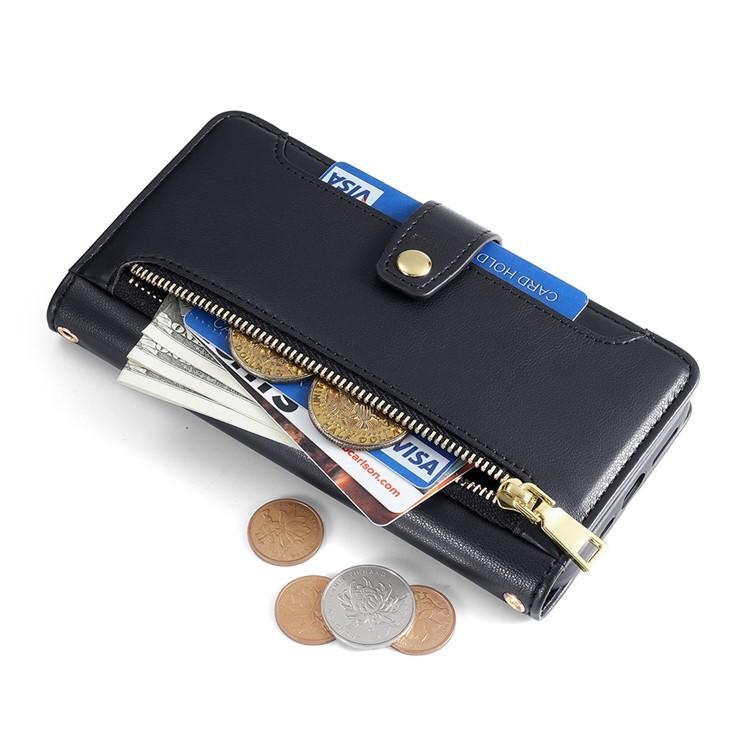 Sheep Texture Cross-body Zipper Wallet Leather Phone Case, For OPPO Find X9 Pro 5G, For OPPO K13 Turbo Pro 5G, For OPPO Reno14 F 5G, For OPPO A5x 5G Global, For OPPO A5 5G 2025 Global, For OPPO Reno14 Pro 5G, For OPPO Reno14 5G, For OPPO Find X8s+ 5G