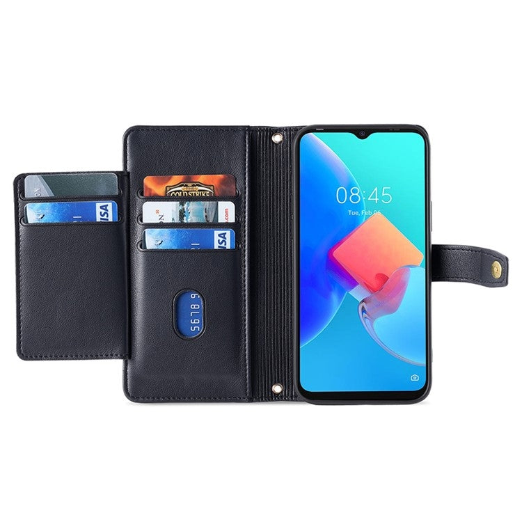Sheep Texture Cross-body Zipper Wallet Leather Phone Case, For OnePlus Ace 3V 5G, For OnePlus Nord CE4, For OnePlus Ace 2 Pro, For OnePlus Nord CE3 5G, For OnePlus Nord CE 3 Lite 5G