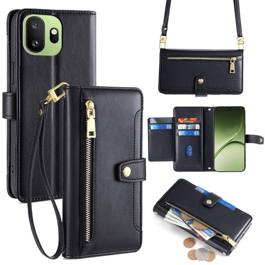 Sheep Texture Cross-body Zipper Wallet Leather Phone Case, For OnePlus 15T 5G, For OnePlus Turbo 6 / 6V, For OnePlus Ace 6, For OnePlus 15 5G, For OnePlus Ace 5 Ultra / Nord 5, For OnePlus Ace 5 Racing / Nord CE5, For OnePlus Ace 5 / 5 Pro