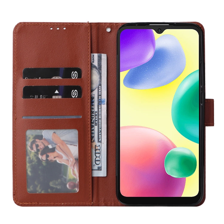 Multifunctional 3 Card Slots Leather Phone Case, For Xiaomi Redmi 11A 4G, For Xiaomi Redmi 12C