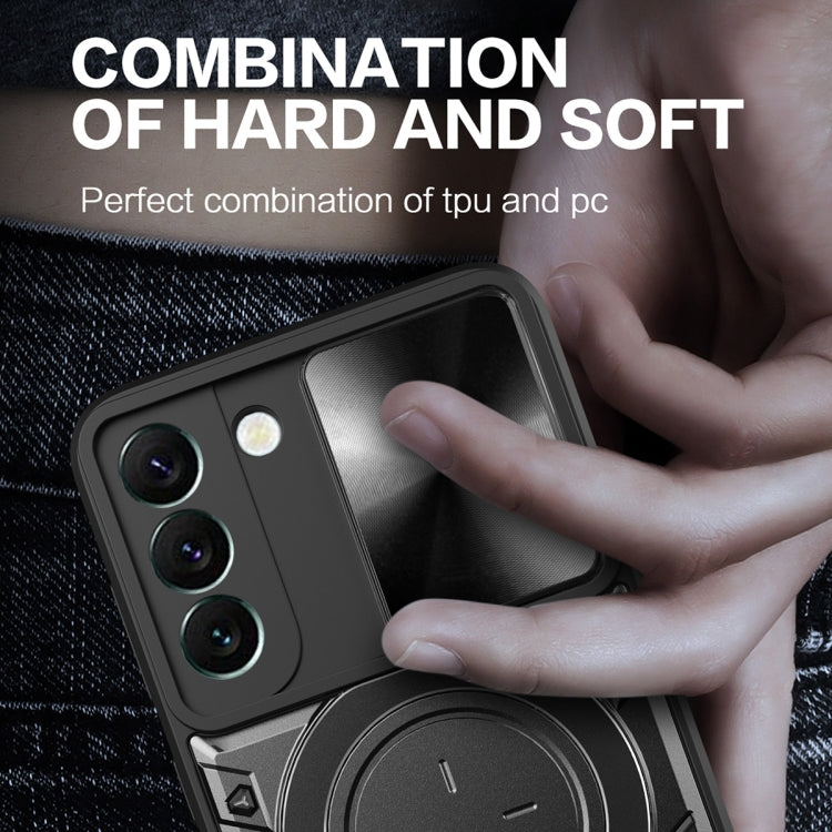 CD Texture Sliding Camshield Magnetic Holder Phone Case, For Samsung Galaxy S22 5G, For Samsung Galaxy A13 5G, For Samsung Galaxy A03s, For Samsung Galaxy A53, For Samsung Galaxy S21 5G, For Samsung Galaxy S21+ 5G, For Samsung Galaxy S21 Ultra 5G