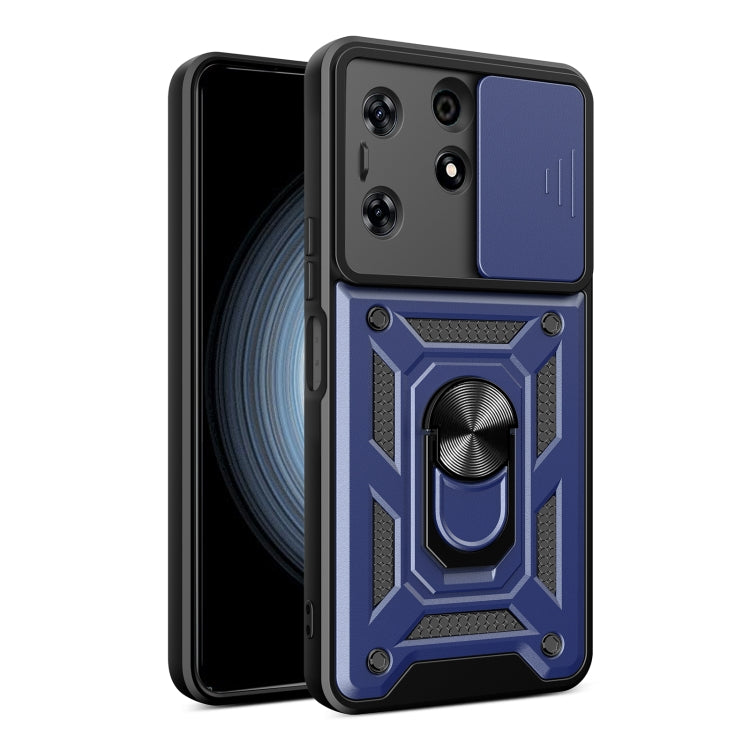 Sliding Camera Cover Design TPU+PC Phone Case, For Tecon Pova 5, For Tecno Spark 10 Pro
