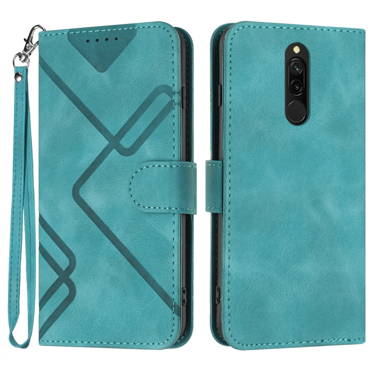 Line Pattern Skin Feel Leather Phone Case, For Xiaomi Mi 10T 5G/10T Pro 5G, For Xiaomi Redmi Note 9 Global/10X 4G, For Xiaomi Redmi Note 9 Pro, For Xiaomi Redmi Note 8T, For Xiaomi Redmi 8, For Xiaomi Redmi Note 8, For Xiaomi Redmi Note 8 Pro          ...