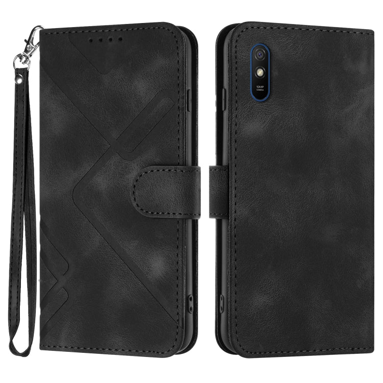 Line Pattern Skin Feel Leather Phone Case, For Xiaomi Redmi 10/10 2022/10 Prime, For Xiaomi Poco F3/11i/Redmi K40, For Xiaomi Redmi Note 11 4G Global, For Xiaomi 11T/11T Pro, For Xiaomi Redmi 9A/9AT/9i, For Xiaomi Redmi 9/9 Prime/Poco M2               ...