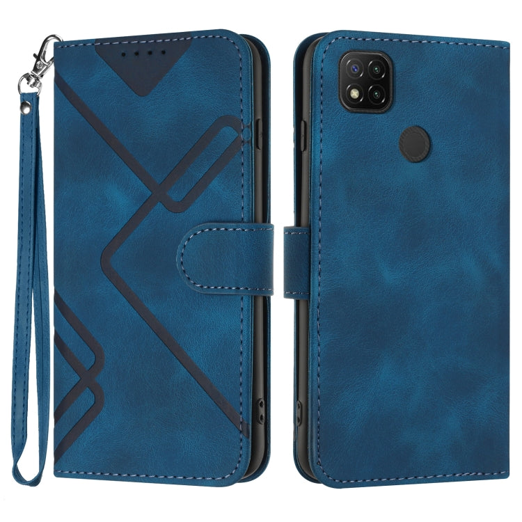 Line Pattern Skin Feel Leather Phone Case, For Xiaomi Redmi Note 10S 4G Global, For Xiaomi Redmi 9C/9C NFC/Poco C3, For Xiaomi Mi 10T 5G/10T Pro 5G, For Xiaomi Redmi Note 9 Global/10X 4G, For Xiaomi Redmi Note 9 Pro, For Xiaomi Redmi Note 8T           ...