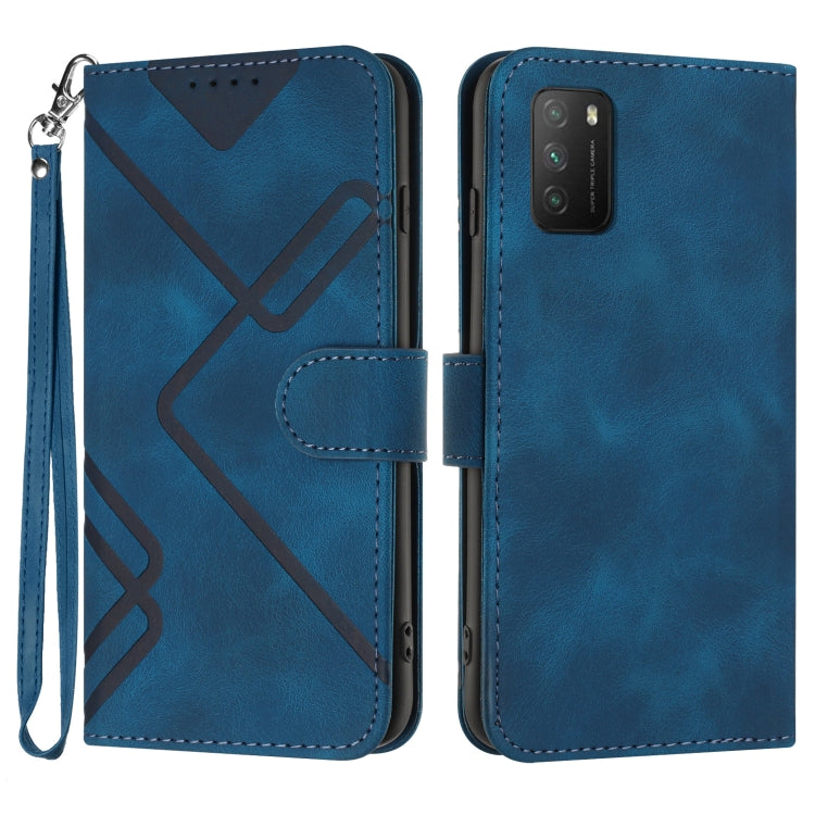 Line Pattern Skin Feel Leather Phone Case, For Xiaomi Redmi Note 10S 4G Global, For Xiaomi Redmi Note 10 Pro Max, For Xiaomi Redmi Note 10 Pro 4G Global, For Xiaomi Redmi Note 10 4G Global, For Xiaomi Poco M3/Redmi 9T, For Xiaomi Mi 11                 ...