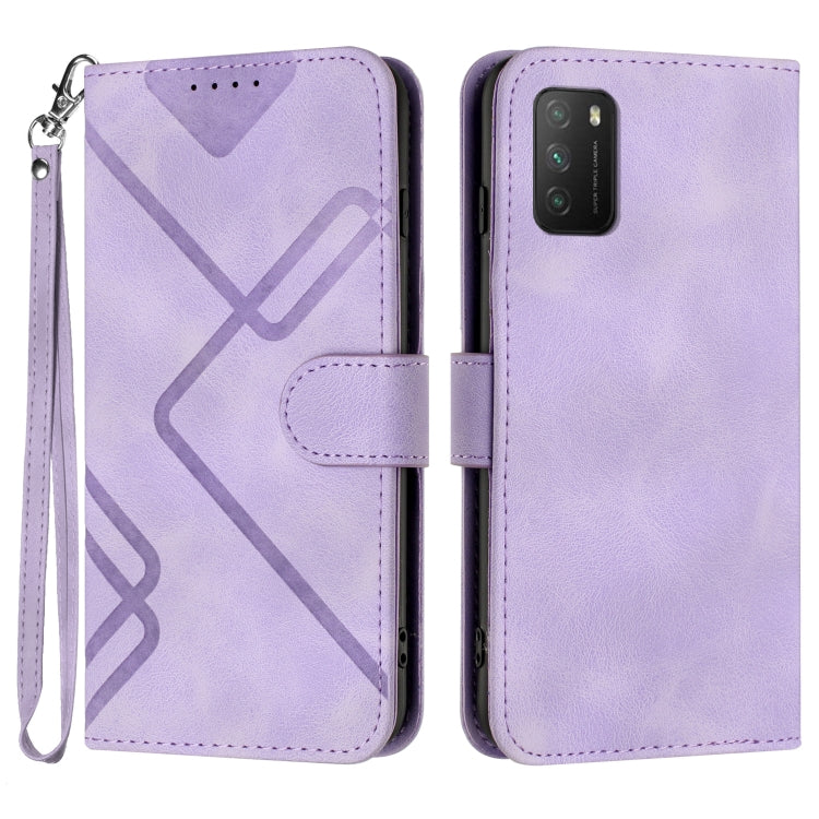 Line Pattern Skin Feel Leather Phone Case, For Xiaomi Redmi Note 10S 4G Global, For Xiaomi Redmi Note 10 Pro Max, For Xiaomi Redmi Note 10 Pro 4G Global, For Xiaomi Redmi Note 10 4G Global, For Xiaomi Poco M3/Redmi 9T, For Xiaomi Mi 11                 ...