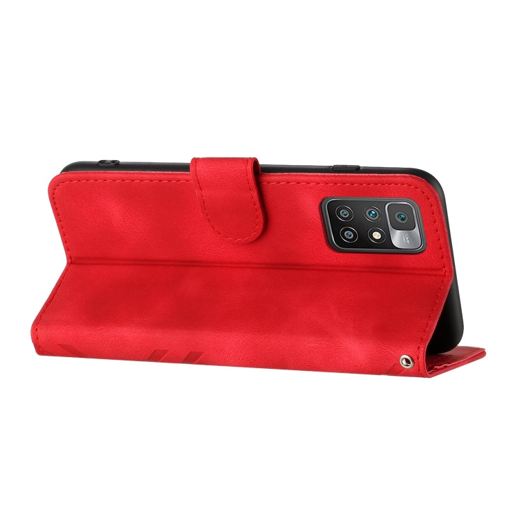 Line Pattern Skin Feel Leather Phone Case, For Xiaomi Redmi 10/10 2022/10 Prime, For Xiaomi Poco F3/11i/Redmi K40, For Xiaomi Redmi Note 11 4G Global, For Xiaomi 11T/11T Pro, For Xiaomi Redmi 9A/9AT/9i, For Xiaomi Redmi 9/9 Prime/Poco M2               ...