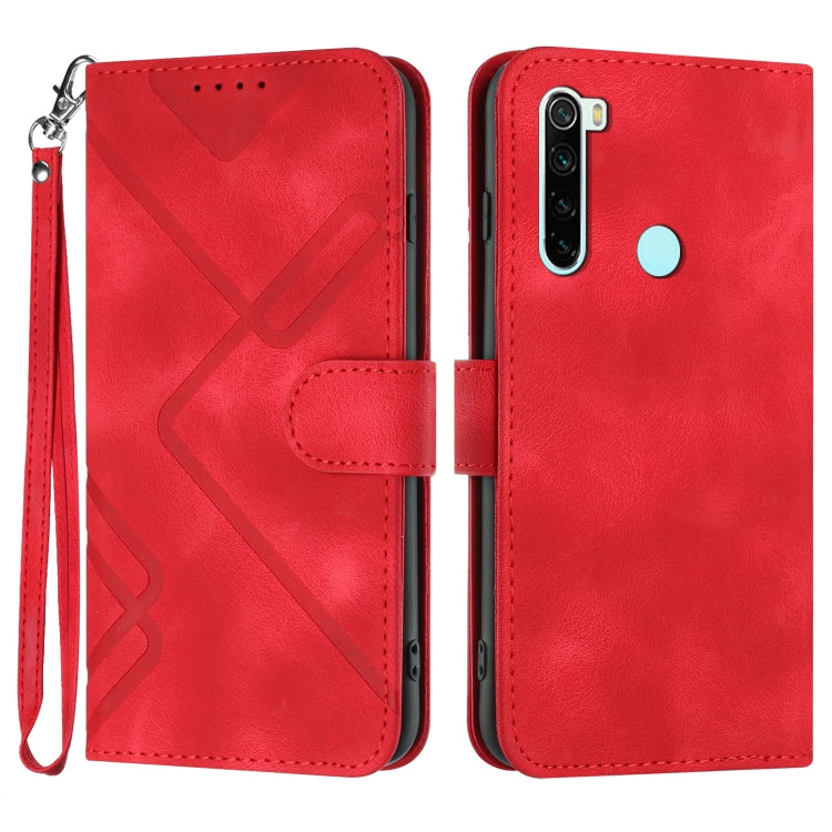 Line Pattern Skin Feel Leather Phone Case, For Xiaomi Mi 10T 5G/10T Pro 5G, For Xiaomi Redmi Note 9 Global/10X 4G, For Xiaomi Redmi Note 9 Pro, For Xiaomi Redmi Note 8T, For Xiaomi Redmi 8, For Xiaomi Redmi Note 8, For Xiaomi Redmi Note 8 Pro          ...