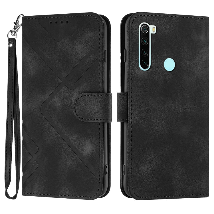 Line Pattern Skin Feel Leather Phone Case, For Xiaomi Mi 10T 5G/10T Pro 5G, For Xiaomi Redmi Note 9 Global/10X 4G, For Xiaomi Redmi Note 9 Pro, For Xiaomi Redmi Note 8T, For Xiaomi Redmi 8, For Xiaomi Redmi Note 8, For Xiaomi Redmi Note 8 Pro          ...