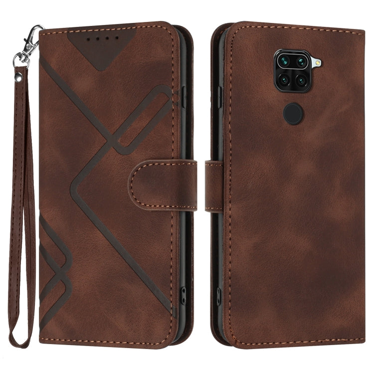 Line Pattern Skin Feel Leather Phone Case, For Xiaomi Mi 10T 5G/10T Pro 5G, For Xiaomi Redmi Note 9 Global/10X 4G, For Xiaomi Redmi Note 9 Pro, For Xiaomi Redmi Note 8T, For Xiaomi Redmi 8, For Xiaomi Redmi Note 8, For Xiaomi Redmi Note 8 Pro          ...