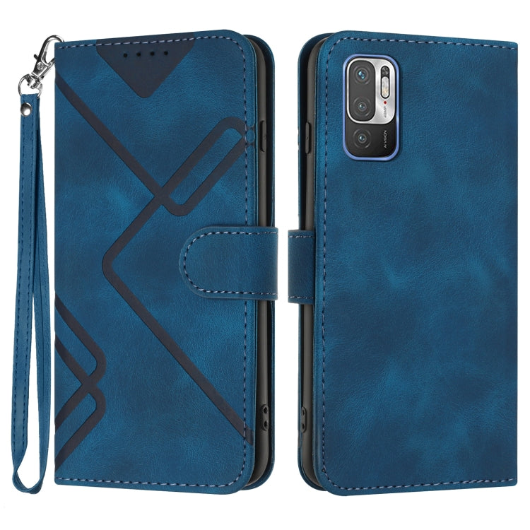 Line Pattern Skin Feel Leather Phone Case, For Xiaomi Redmi 10/10 2022/10 Prime, For Xiaomi Poco F3/11i/Redmi K40, For Xiaomi Redmi Note 11 4G Global, For Xiaomi 11T/11T Pro, For Xiaomi Redmi 9A/9AT/9i, For Xiaomi Redmi 9/9 Prime/Poco M2               ...