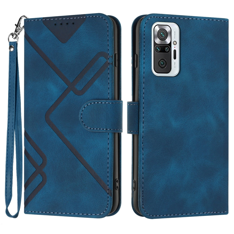 Line Pattern Skin Feel Leather Phone Case, For Xiaomi Redmi Note 10S 4G Global, For Xiaomi Redmi Note 10 Pro Max, For Xiaomi Redmi Note 10 Pro 4G Global, For Xiaomi Redmi Note 10 4G Global, For Xiaomi Poco M3/Redmi 9T, For Xiaomi Mi 11                 ...