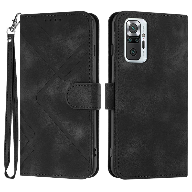 Line Pattern Skin Feel Leather Phone Case, For Xiaomi Redmi Note 10S 4G Global, For Xiaomi Redmi Note 10 Pro Max, For Xiaomi Redmi Note 10 Pro 4G Global, For Xiaomi Redmi Note 10 4G Global, For Xiaomi Poco M3/Redmi 9T, For Xiaomi Mi 11                 ...