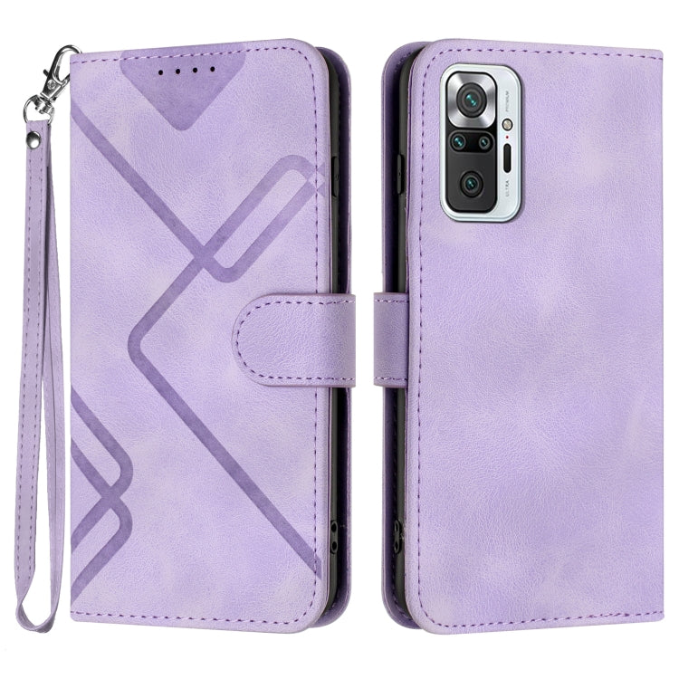 Line Pattern Skin Feel Leather Phone Case, For Xiaomi Redmi Note 10S 4G Global, For Xiaomi Redmi Note 10 Pro Max, For Xiaomi Redmi Note 10 Pro 4G Global, For Xiaomi Redmi Note 10 4G Global, For Xiaomi Poco M3/Redmi 9T, For Xiaomi Mi 11                 ...