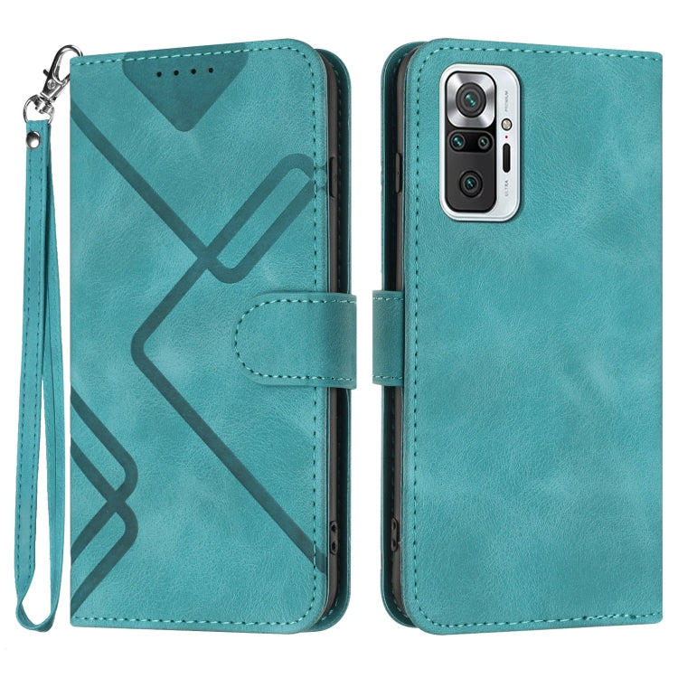 Line Pattern Skin Feel Leather Phone Case, For Xiaomi Redmi Note 10S 4G Global, For Xiaomi Redmi Note 10 Pro Max, For Xiaomi Redmi Note 10 Pro 4G Global, For Xiaomi Redmi Note 10 4G Global, For Xiaomi Poco M3/Redmi 9T, For Xiaomi Mi 11                 ...