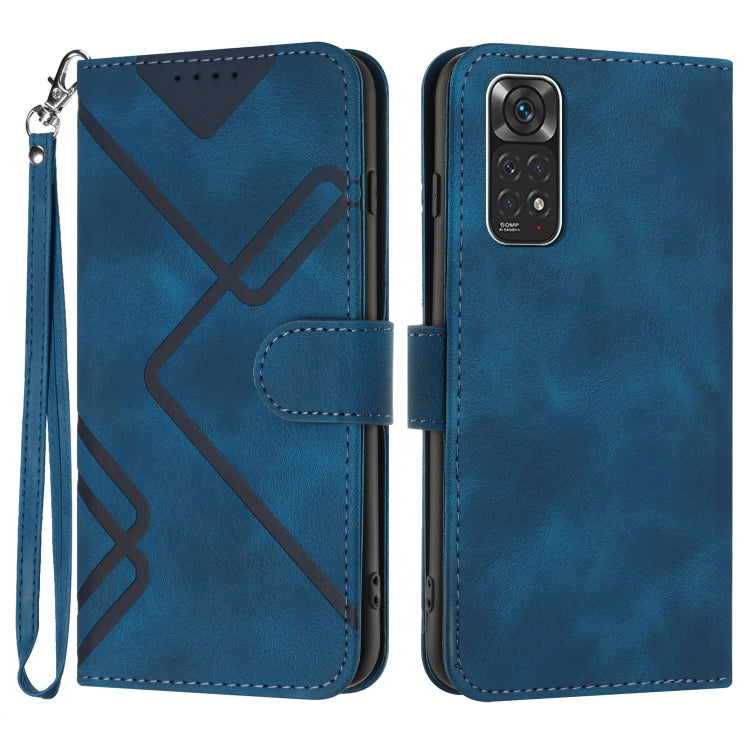 Line Pattern Skin Feel Leather Phone Case, For Xiaomi Redmi 10/10 2022/10 Prime, For Xiaomi Poco F3/11i/Redmi K40, For Xiaomi Redmi Note 11 4G Global, For Xiaomi 11T/11T Pro, For Xiaomi Redmi 9A/9AT/9i, For Xiaomi Redmi 9/9 Prime/Poco M2               ...
