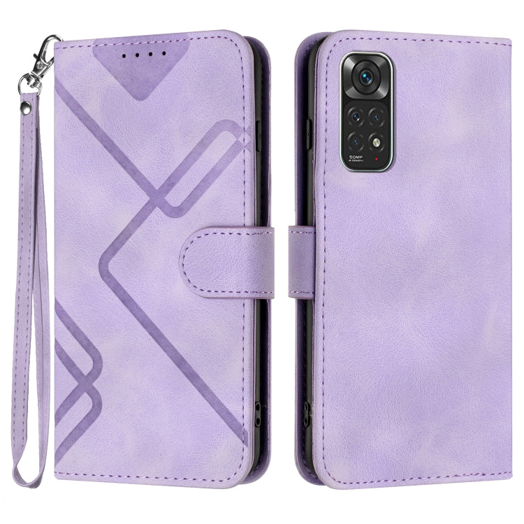 Line Pattern Skin Feel Leather Phone Case, For Xiaomi Redmi 10/10 2022/10 Prime, For Xiaomi Poco F3/11i/Redmi K40, For Xiaomi Redmi Note 11 4G Global, For Xiaomi 11T/11T Pro, For Xiaomi Redmi 9A/9AT/9i, For Xiaomi Redmi 9/9 Prime/Poco M2               ...