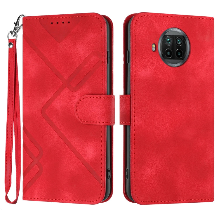 Line Pattern Skin Feel Leather Phone Case, For Xiaomi Redmi Note 10S 4G Global, For Xiaomi Redmi Note 10 Pro Max, For Xiaomi Redmi Note 10 Pro 4G Global, For Xiaomi Redmi Note 10 4G Global, For Xiaomi Poco M3/Redmi 9T, For Xiaomi Mi 11                 ...