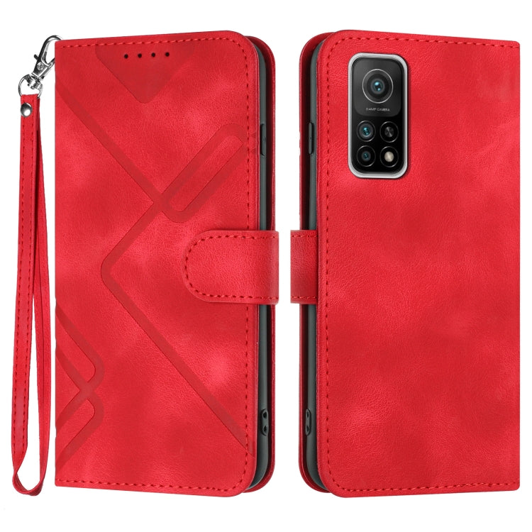 Line Pattern Skin Feel Leather Phone Case, For Xiaomi Mi 10T 5G/10T Pro 5G, For Xiaomi Redmi Note 9 Global/10X 4G, For Xiaomi Redmi Note 9 Pro, For Xiaomi Redmi Note 8T, For Xiaomi Redmi 8, For Xiaomi Redmi Note 8, For Xiaomi Redmi Note 8 Pro          ...