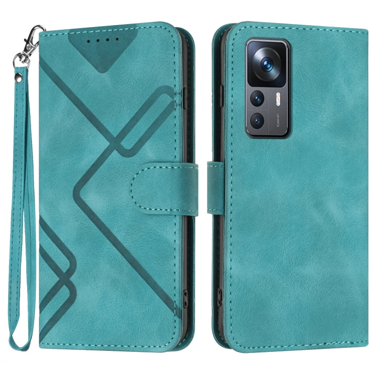 Line Pattern Skin Feel Leather Phone Case, For Xiaomi Redmi Note 12 4G Global, For Xiaomi Redmi Note 12 Pro+ 4G/5G Global, For Xiaomi Redmi Note 12 5G Global, For Xiaomi 13 Pro, For Xiaomi 13, For Xiaomi Redmi A1+, For Xiaomi Civi 2                    ...