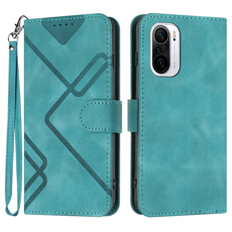 Line Pattern Skin Feel Leather Phone Case, For Xiaomi Redmi 10/10 2022/10 Prime, For Xiaomi Poco F3/11i/Redmi K40, For Xiaomi Redmi Note 11 4G Global, For Xiaomi 11T/11T Pro, For Xiaomi Redmi 9A/9AT/9i, For Xiaomi Redmi 9/9 Prime/Poco M2               ...