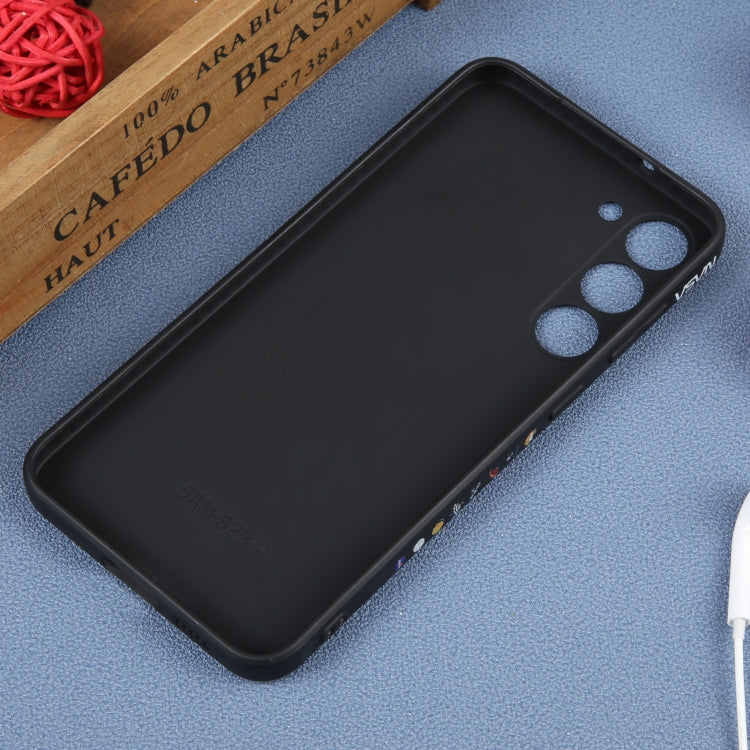 Astronaut Pattern Silicone Straight Edge Phone Case, For Samsung Galaxy A51, For Samsung Galaxy A50, For Samsung Galaxy A32 5G, For Samsung Galaxy A32 4G, For Samsung Galaxy A23 4G, For Samsung Galaxy A22 5G