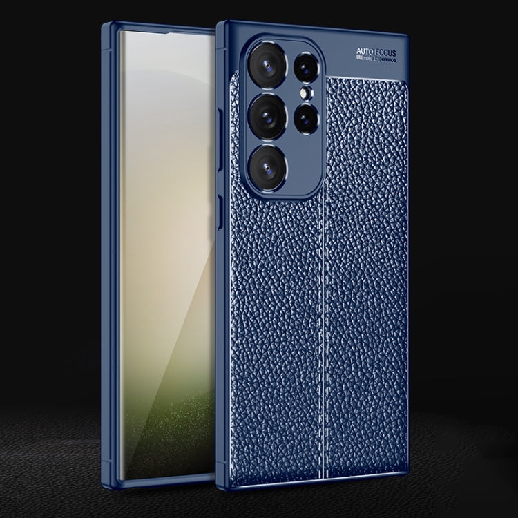 Litchi Texture Shockproof TPU Phone Case, For Samsung Galaxy A55, For Samsung Galaxy S24 Ultra 5G, For Samsung Galaxy M34 5G, For Samsung Galaxy A05, For Samsung Galaxy A35, For Samsung Galaxy A25 5G, For Samsung Galaxy S24+ 5G, For Samsung Galaxy A05s...