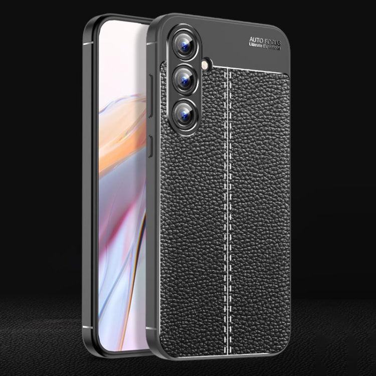 Litchi Texture Shockproof TPU Phone Case, For Samsung Galaxy A55, For Samsung Galaxy S24 Ultra 5G, For Samsung Galaxy M34 5G, For Samsung Galaxy A05, For Samsung Galaxy A35, For Samsung Galaxy A25 5G, For Samsung Galaxy S24+ 5G, For Samsung Galaxy A05s...