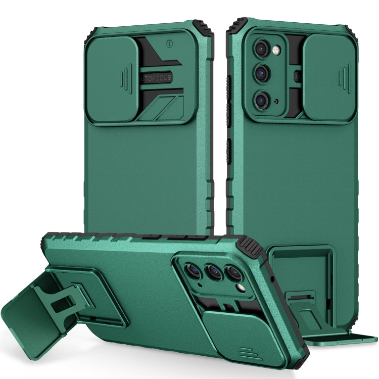Stereoscopic Holder Sliding Camshield Phone Case, For Samsung Galaxy A34 5G, For Samsung Galaxy A54 5G, For Samsung Galaxy A14 5G, For Samsung Galaxy S20 FE, For Samsung Galaxy A23 4G, For Samsung Galaxy S22+ 5G