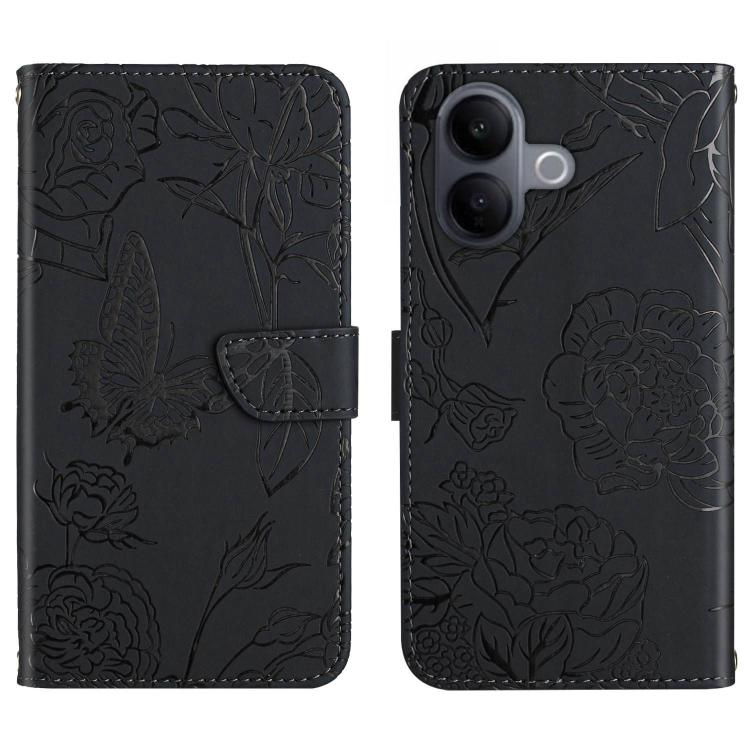HT03 Skin Feel Butterfly Embossed Flip Leather Phone Case, For vivo V70 FE 5G, For vivo V70 5G Global / V70 Elite 5G, For vivo V60 Lite 5G, For vivo V60 5G, For vivo Y39 5G Global, For vivo V50 Lite 5G, For vivo Y04 4G / Y29s 5G, For vivo Y29 4G Global...